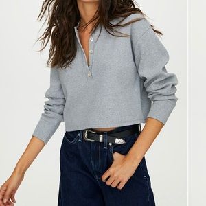 Aritzia Mavis Wilfred Free henley shirt